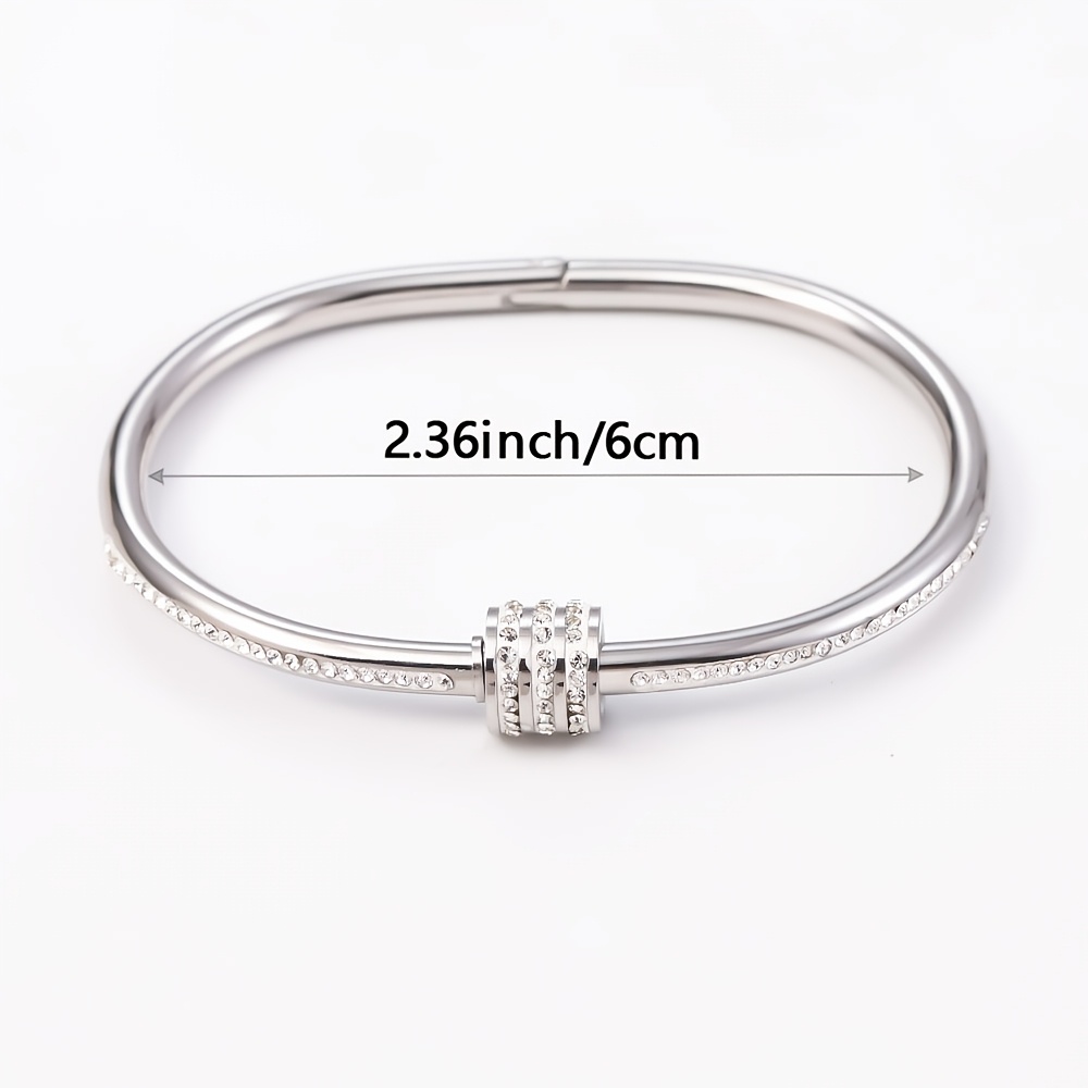 2pc Women's High Quality Stainless Steel Bracelet Set